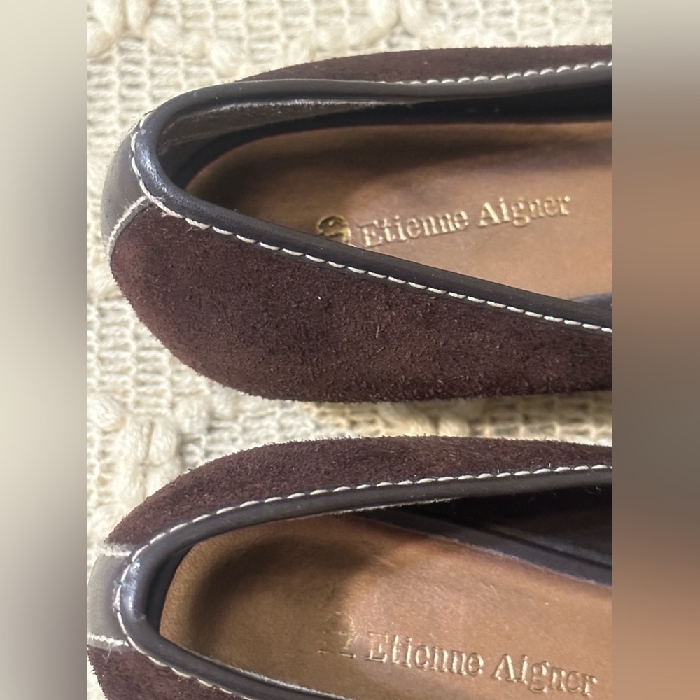 Etienne Aigner Horsebit Loafers Size 8 1/2M - Picture 8 of 13